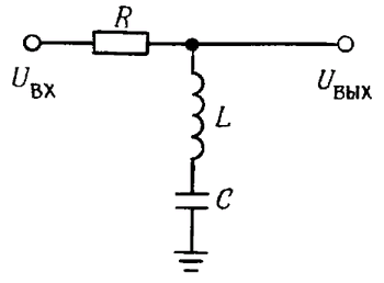 Последовательная LC-схема узкополосного режекторного LC - фильтра («ловушка»)